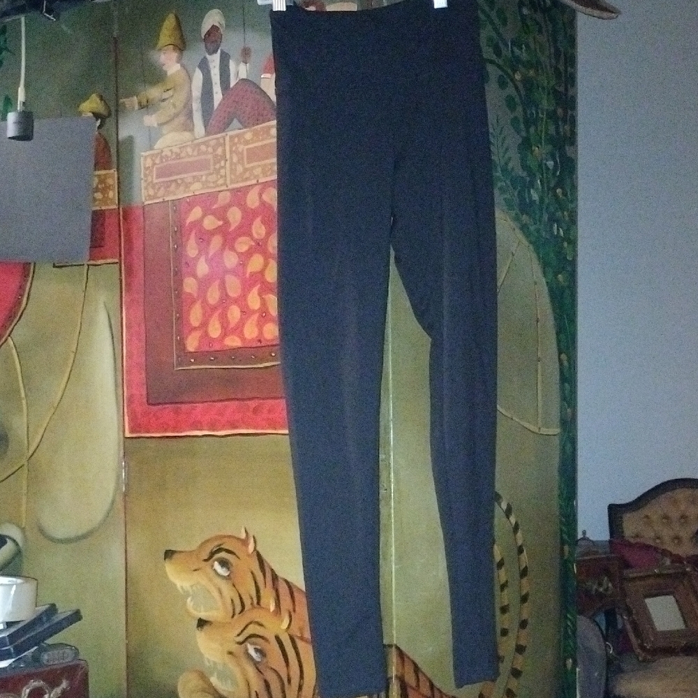 Girls Small Black Leggings 2 pairs Small